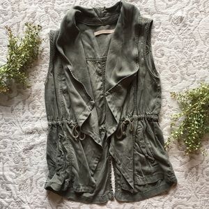Max Jeans Brand: Olive Green Utility Vest (unworn)